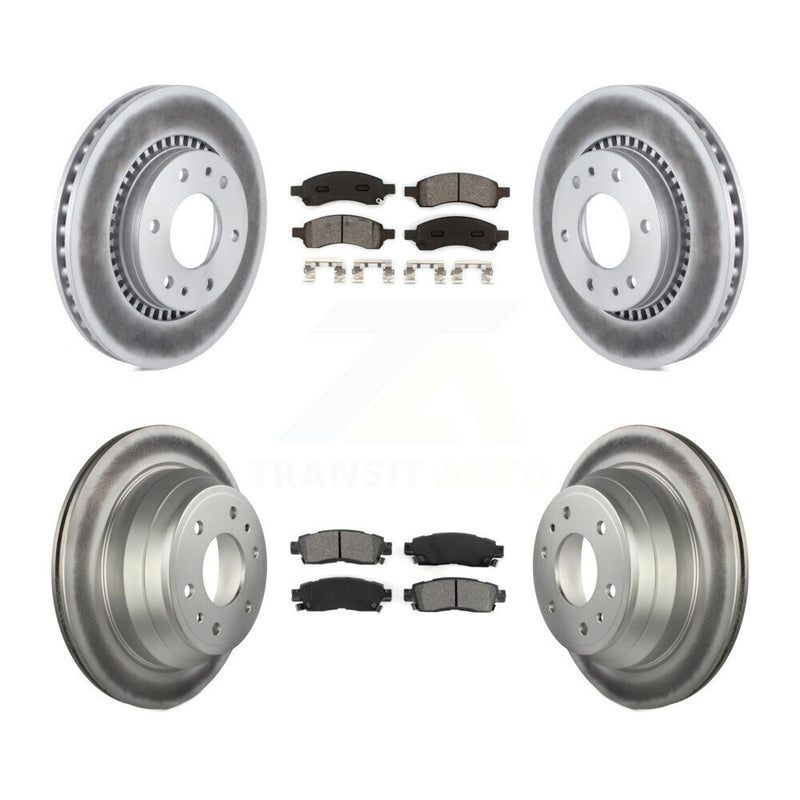 Transit Auto KGS-100577 Disc Brake Kit for 2006-2009 GMC Envoy, Isuzu Ascender and More - Front and Rear