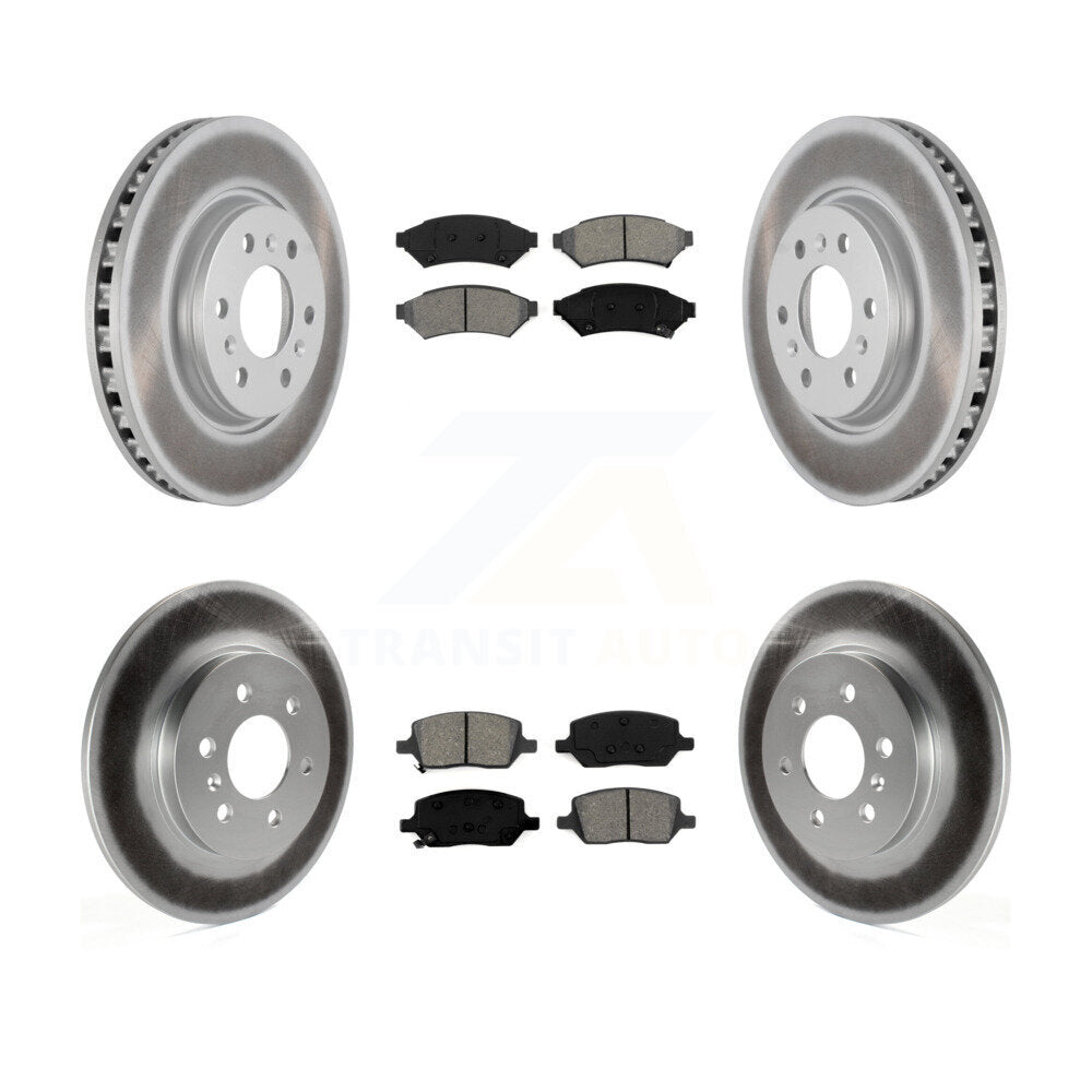 Transit Auto KGS-100578 Disc Brake Kit for 2006-2009 Buick Terraza, Chevrolet Uplander and More - Front and Rear
