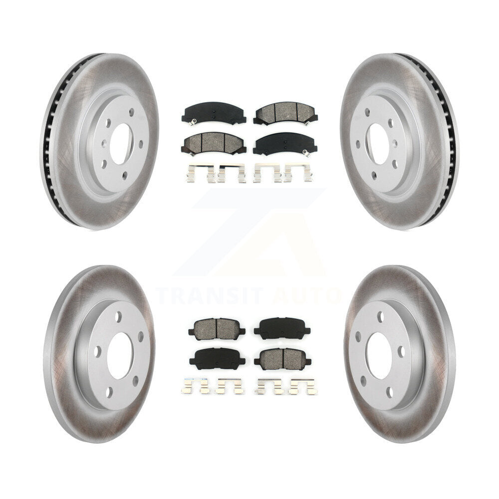 Transit Auto KGS-100581 Disc Brake Kit for 2010-2016 Chevrolet Impala Limited, Chevrolet Impala - Front and Rear