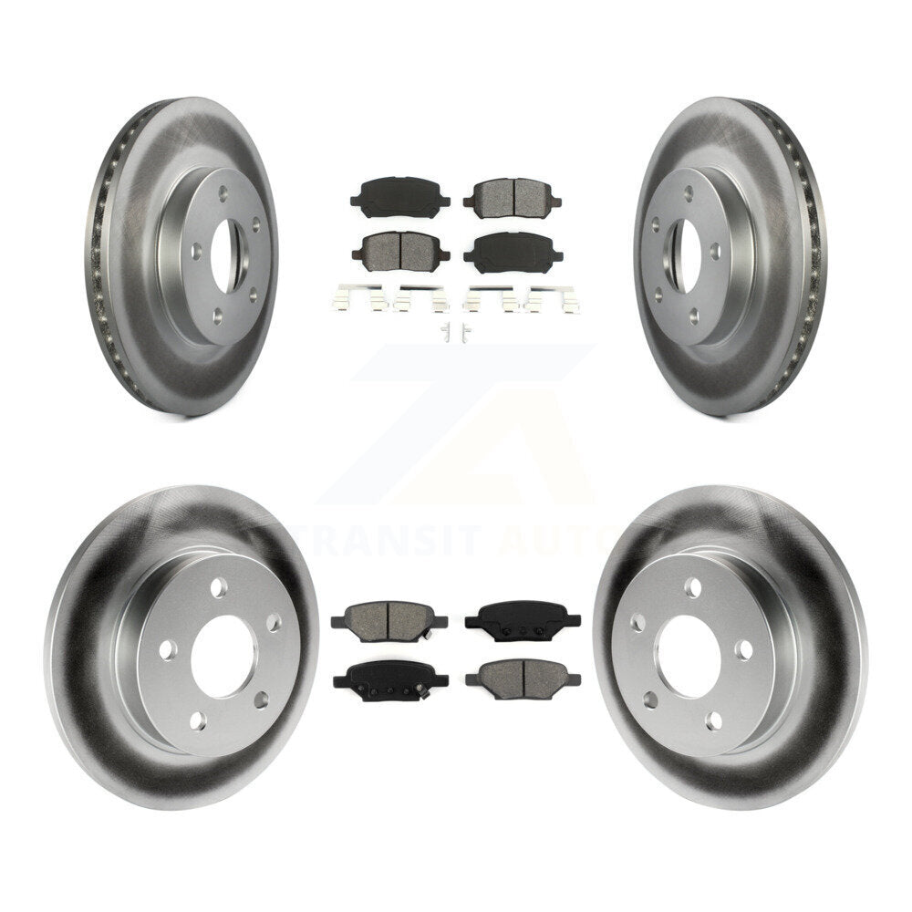 Transit Auto KGS-100584 Disc Brake Kit for 2009-2010 Pontiac G5 - Front and Rear