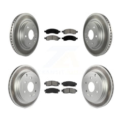 Transit Auto KGS-100586 Disc Brake Kit for 2007-2017 GMC Acadia Limited, Chevrolet Traverse and More - Front and Rear