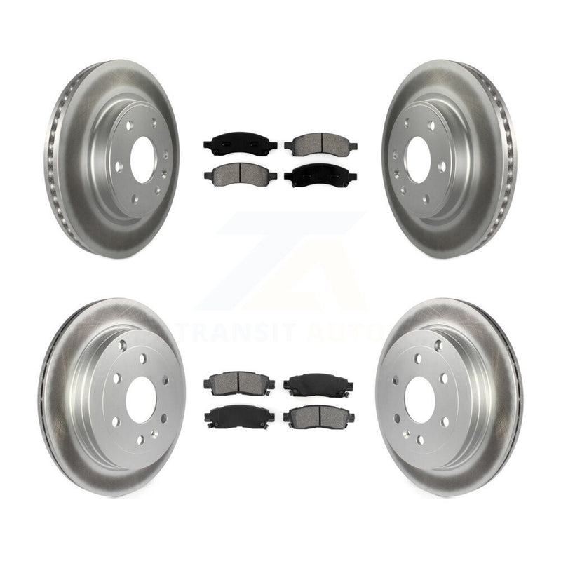 Transit Auto KGS-100586 Disc Brake Kit for 2007-2017 GMC Acadia Limited, Chevrolet Traverse and More - Front and Rear