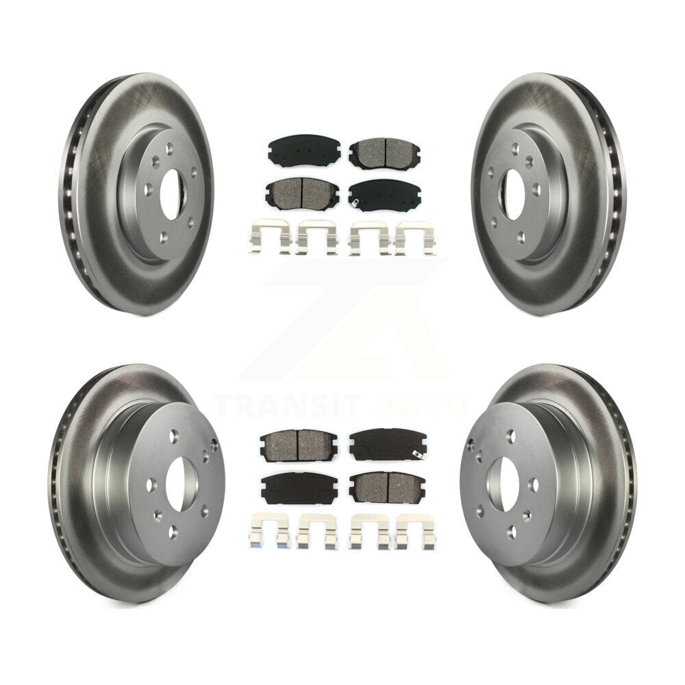 Transit Auto KGS-100590 Disc Brake Kit for 2010-2017 GMC Terrain, Chevrolet Equinox - Front and Rear
