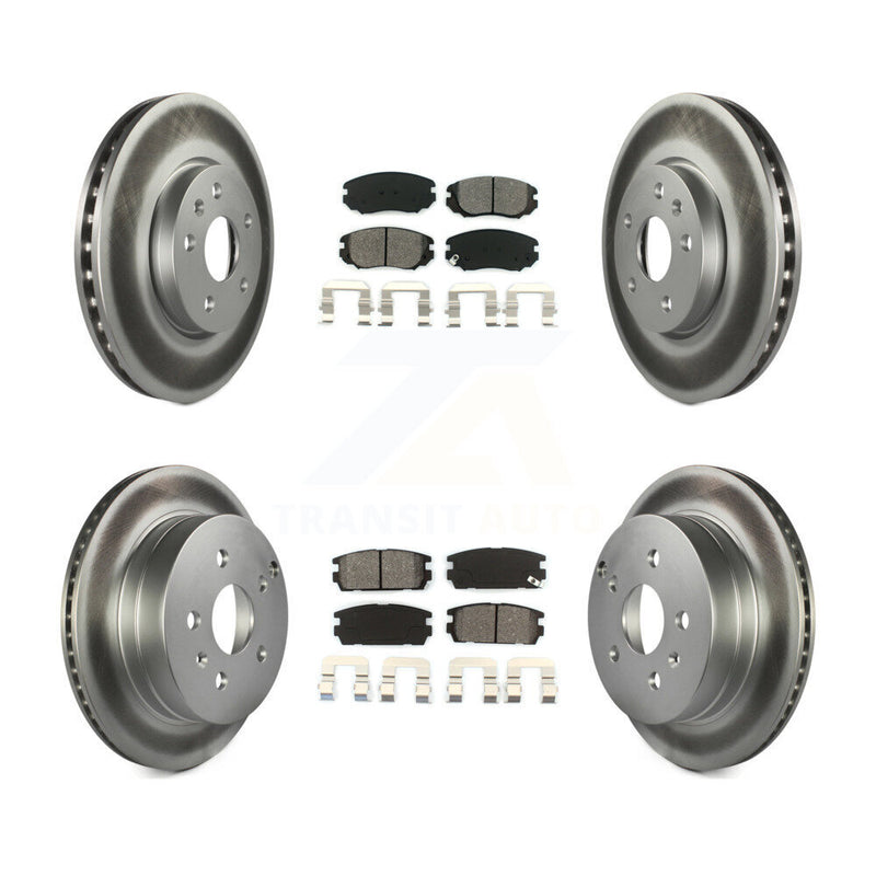 Transit Auto KGS-100590 Disc Brake Kit for 2010-2017 GMC Terrain, Chevrolet Equinox - Front and Rear
