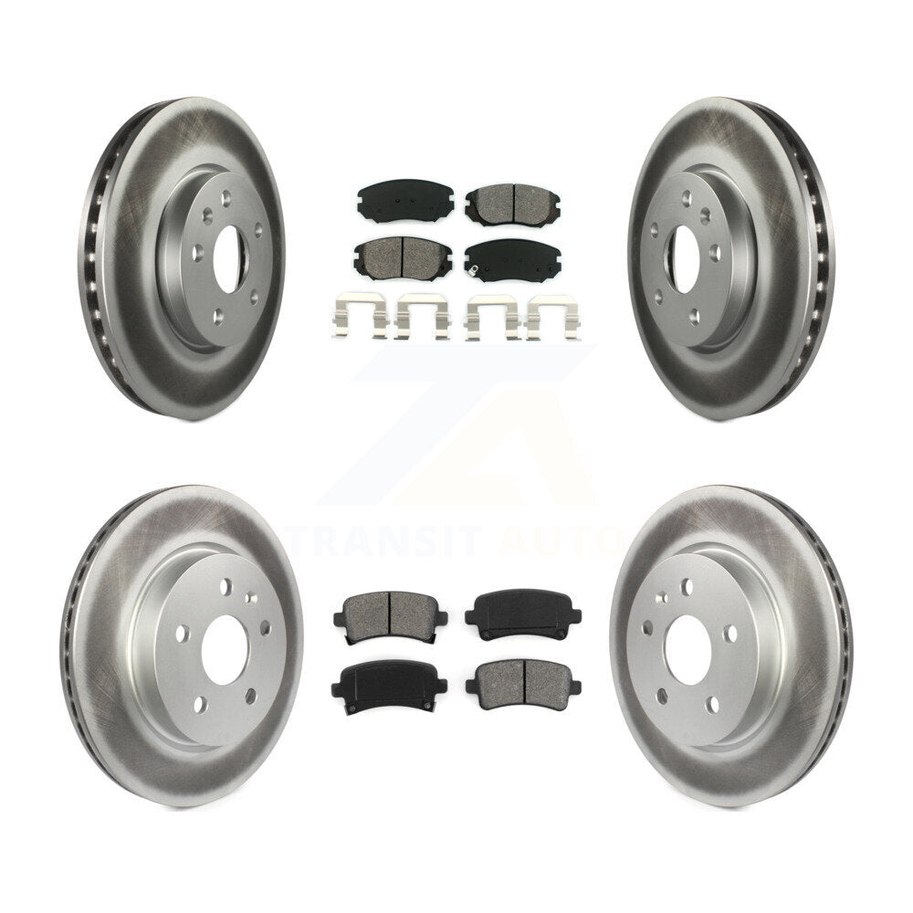 Transit Auto KGS-100591 Disc Brake Kit for 2010-2020 Chevrolet Malibu Limited, Chevrolet Impala and More - Front and Rear