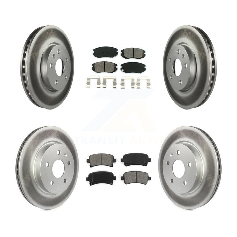 Transit Auto KGS-100591 Disc Brake Kit for 2010-2020 Chevrolet Malibu Limited, Chevrolet Impala and More - Front and Rear