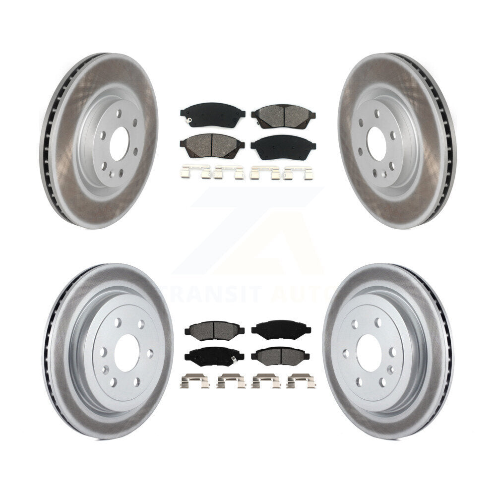 Transit Auto KGS-100592 Disc Brake Kit for 2010-2016 Saab 9-4X, Cadillac SRX - Front and Rear