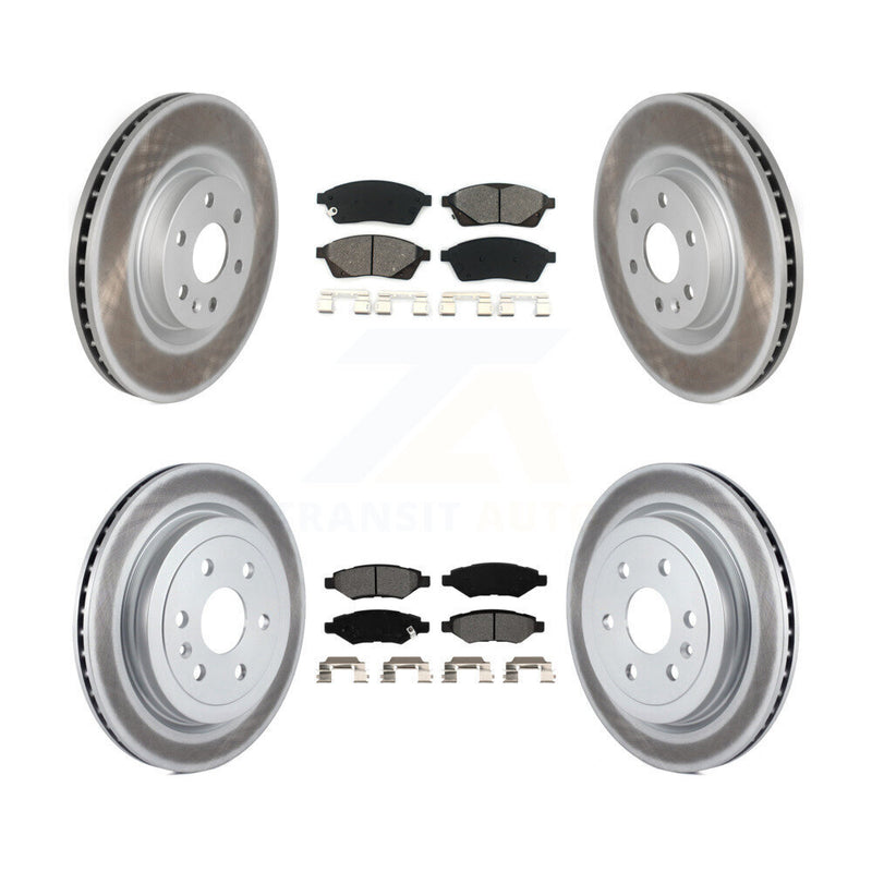 Transit Auto KGS-100592 Disc Brake Kit for 2010-2016 Saab 9-4X, Cadillac SRX - Front and Rear