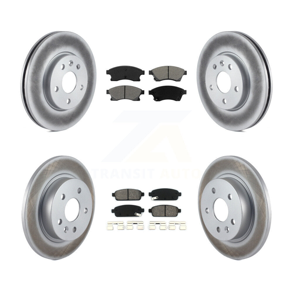 Transit Auto KGS-100593 Disc Brake Kit for 2011-2017 Chevrolet Cruze Limited, Chevrolet Sonic, Chevrolet Cruze - Front and Rear