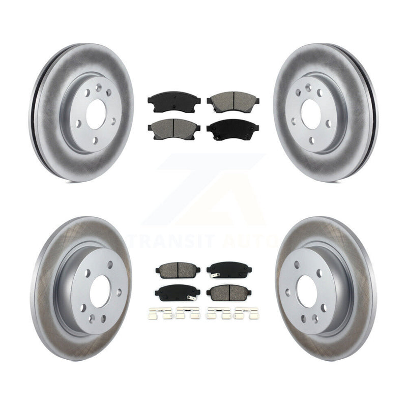 Transit Auto KGS-100593 Disc Brake Kit for 2011-2017 Chevrolet Cruze Limited, Chevrolet Sonic, Chevrolet Cruze - Front and Rear