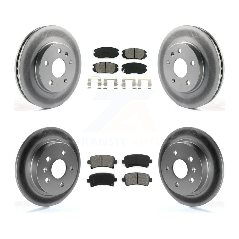 Transit Auto KGS-100595 Disc Brake Kit for 2013-2016 Chevrolet Malibu Limited, Chevrolet Malibu - Front and Rear