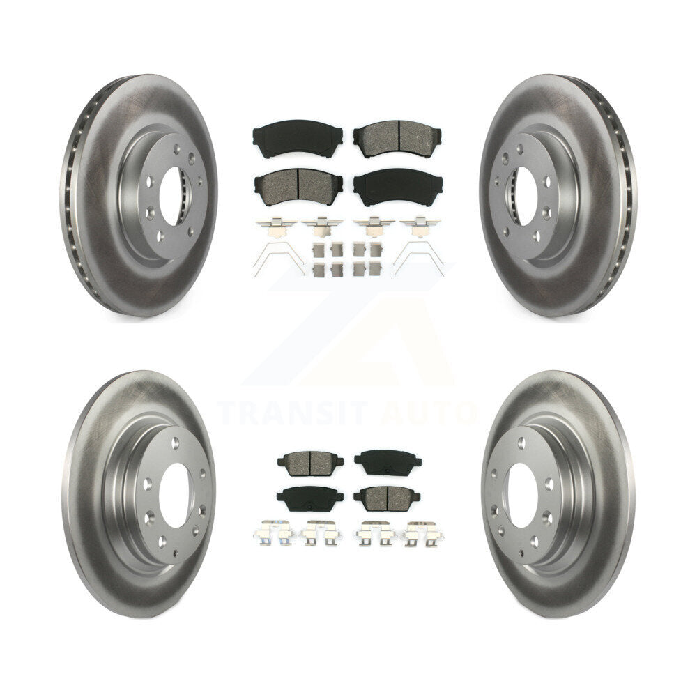 Transit Auto KGS-100634 Disc Brake Kit for 2006-2013 Mazda 6, Lincoln MKZ and More - Front and Rear