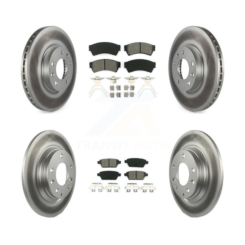 Transit Auto KGS-100634 Disc Brake Kit for 2006-2013 Mazda 6, Lincoln MKZ and More - Front and Rear