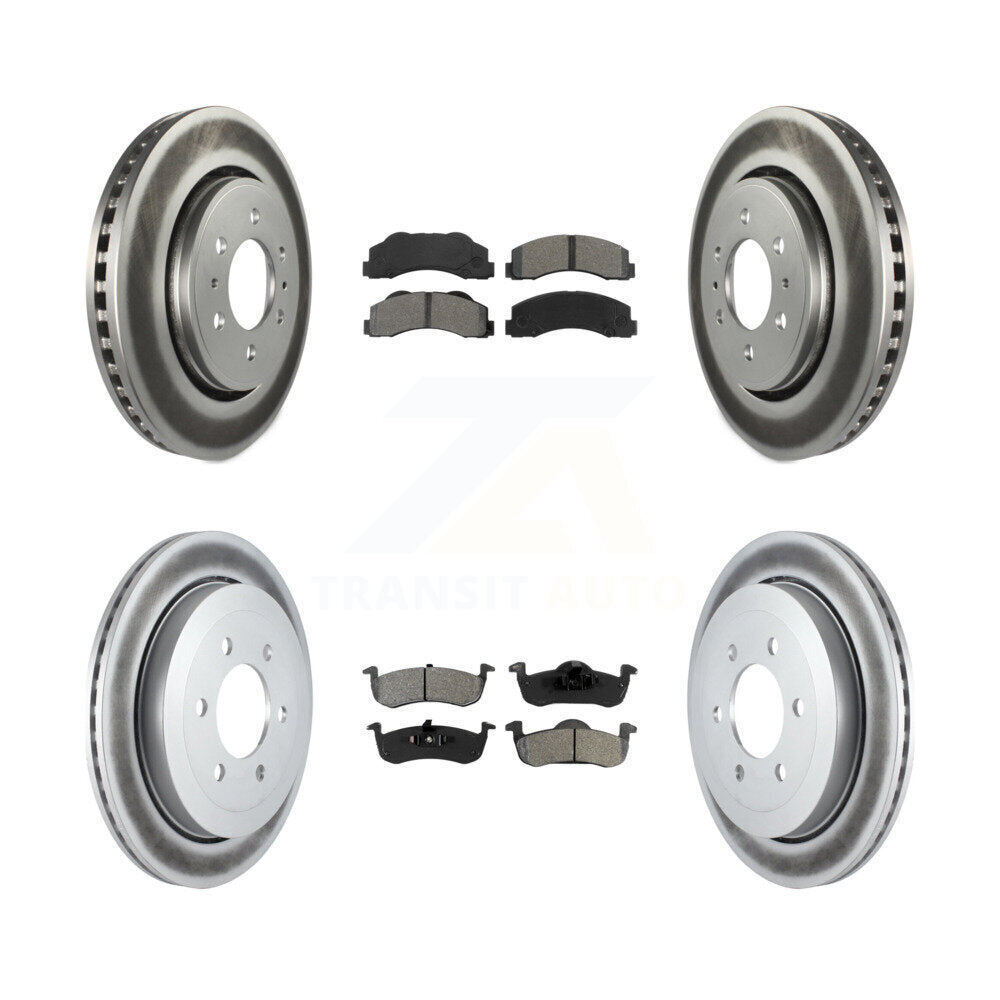 Transit Auto KGS-100640 Disc Brake Kit for 2010-2017 Ford Expedition, Lincoln Navigator - Front and Rear