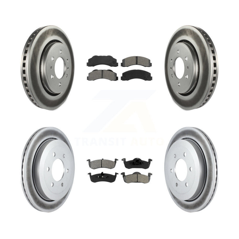 Transit Auto KGS-100640 Disc Brake Kit for 2010-2017 Ford Expedition, Lincoln Navigator - Front and Rear