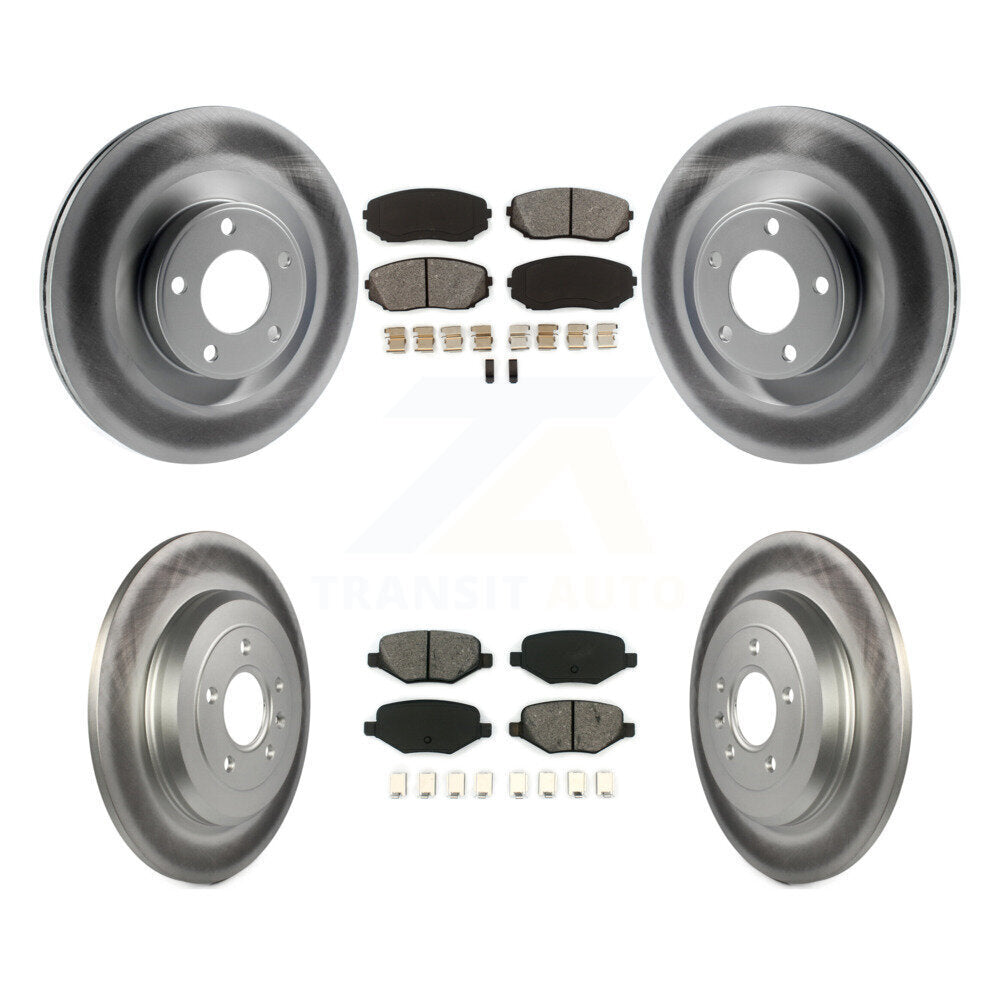 Transit Auto KGS-100643 Disc Brake Kit for 2011-2015 Ford Edge, Lincoln MKX - Front and Rear