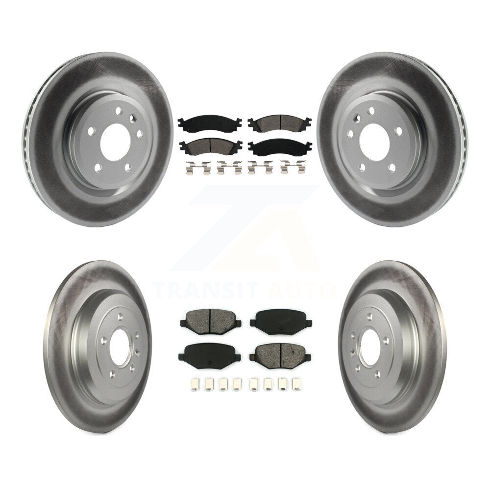 Transit Auto KGS-100648 Disc Brake Kit for 2010-2012 Ford Taurus - Front and Rear
