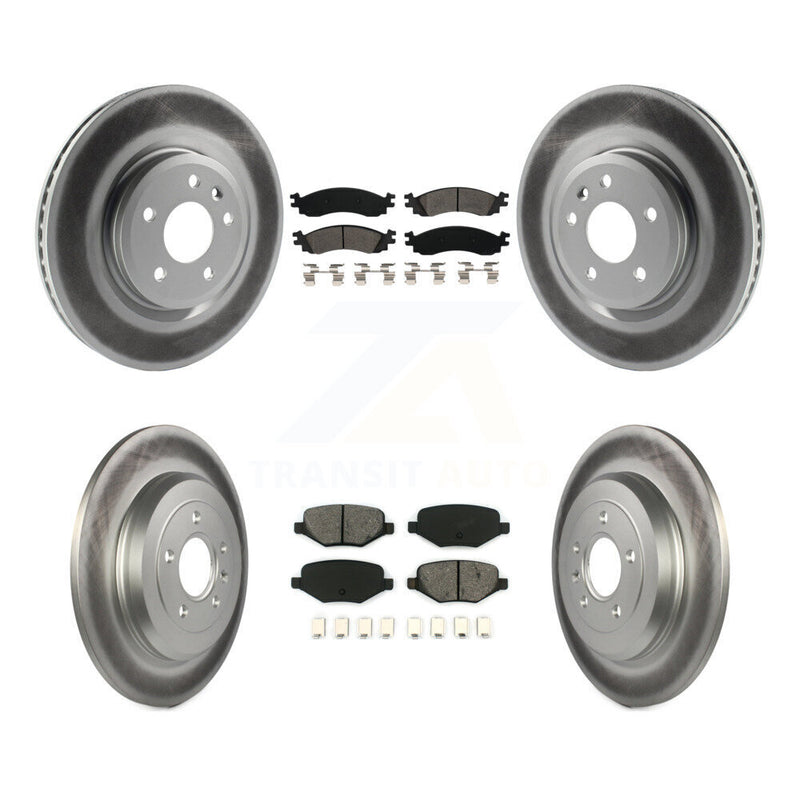 Transit Auto KGS-100648 Disc Brake Kit for 2010-2012 Ford Taurus - Front and Rear