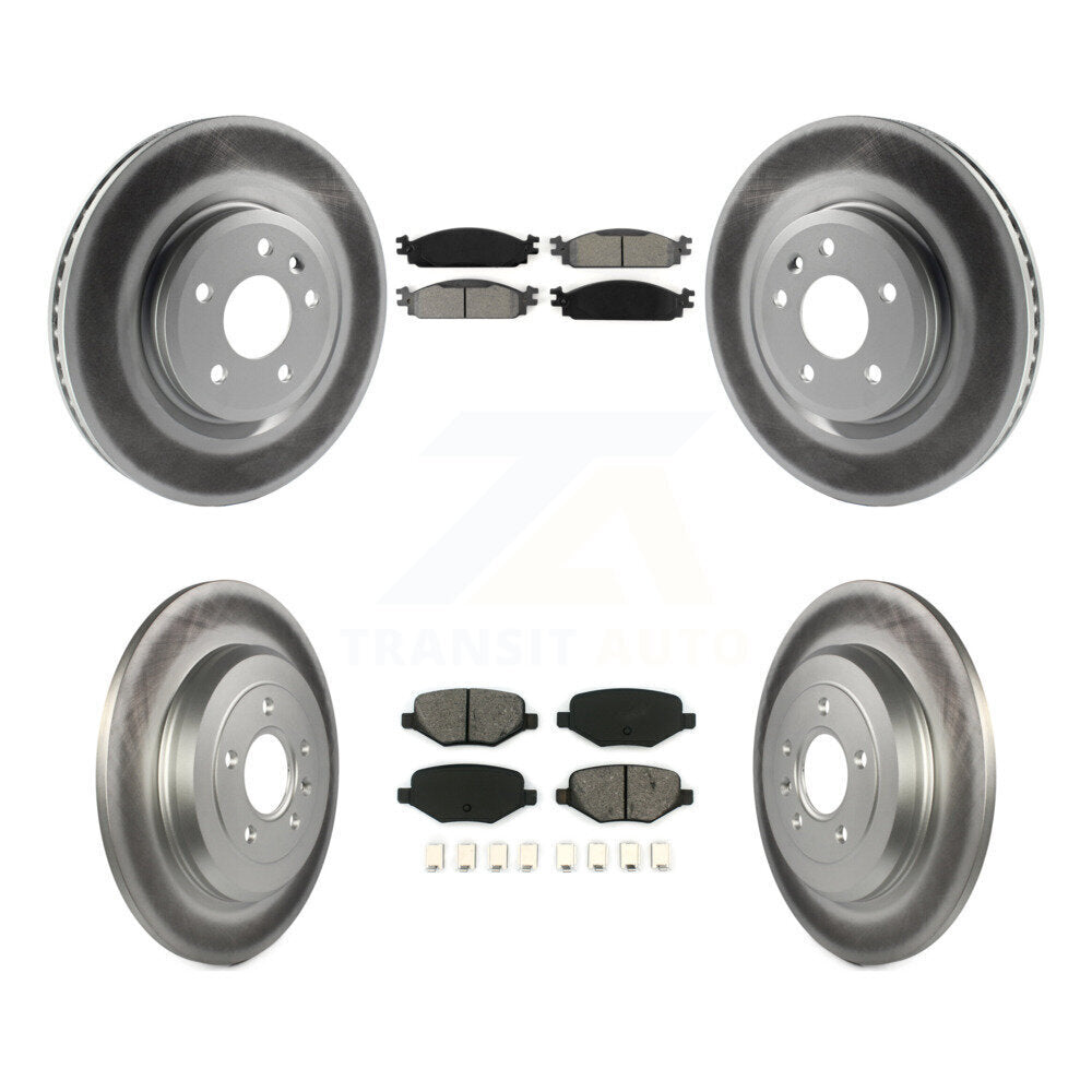 Transit Auto KGS-100649 Disc Brake Kit for 2009-2010 Lincoln MKS - Front and Rear