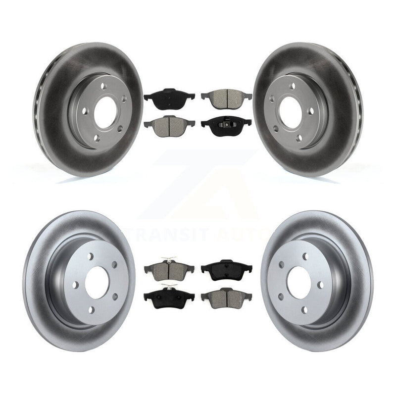 Transit Auto KGS-100657 Disc Brake Kit for 2013-2018 Ford C-Max - Front and Rear
