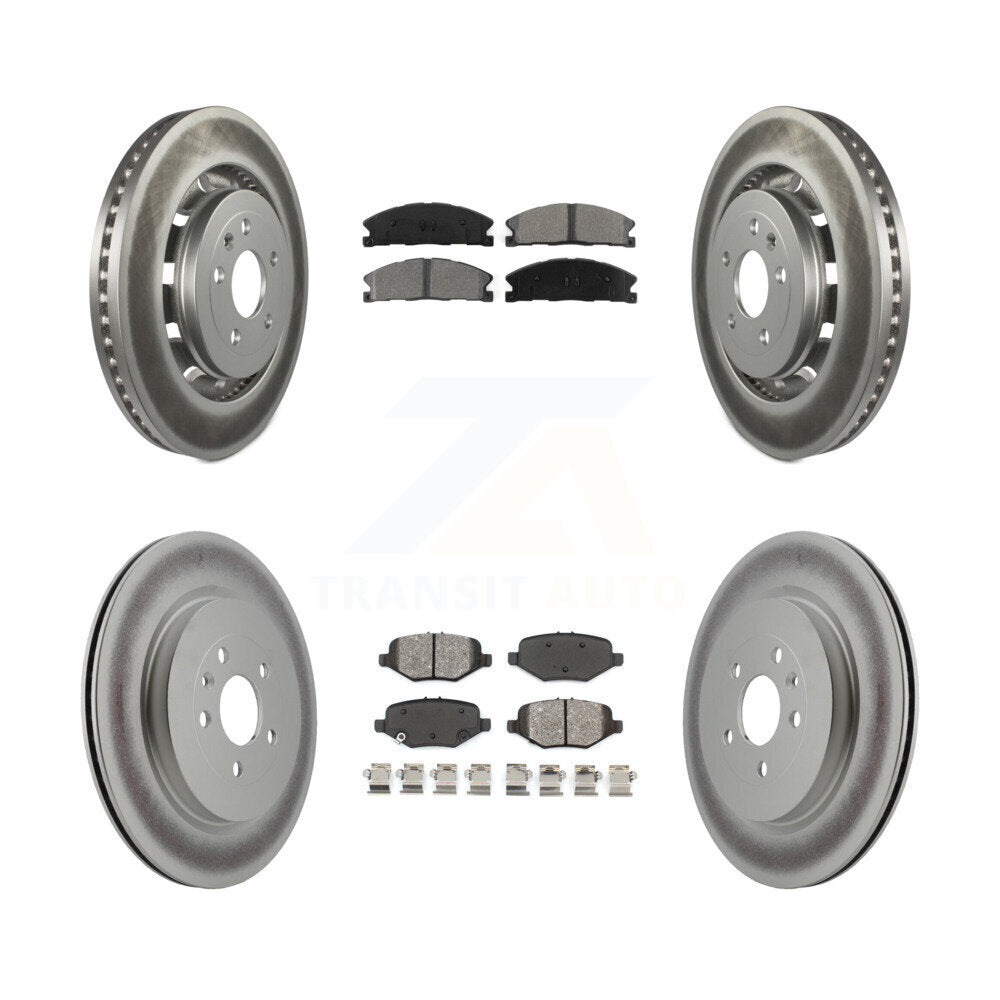 Transit Auto KGS-100660 Disc Brake Kit for 2012-2019 Ford Taurus, Ford Explorer and More - Front and Rear
