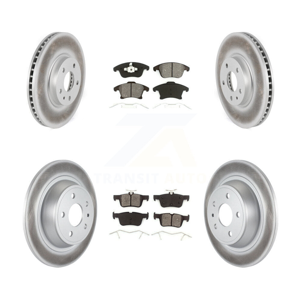 Transit Auto KGS-100661 Disc Brake Kit for 2013-2020 Ford Fusion, Lincoln MKZ - Front and Rear