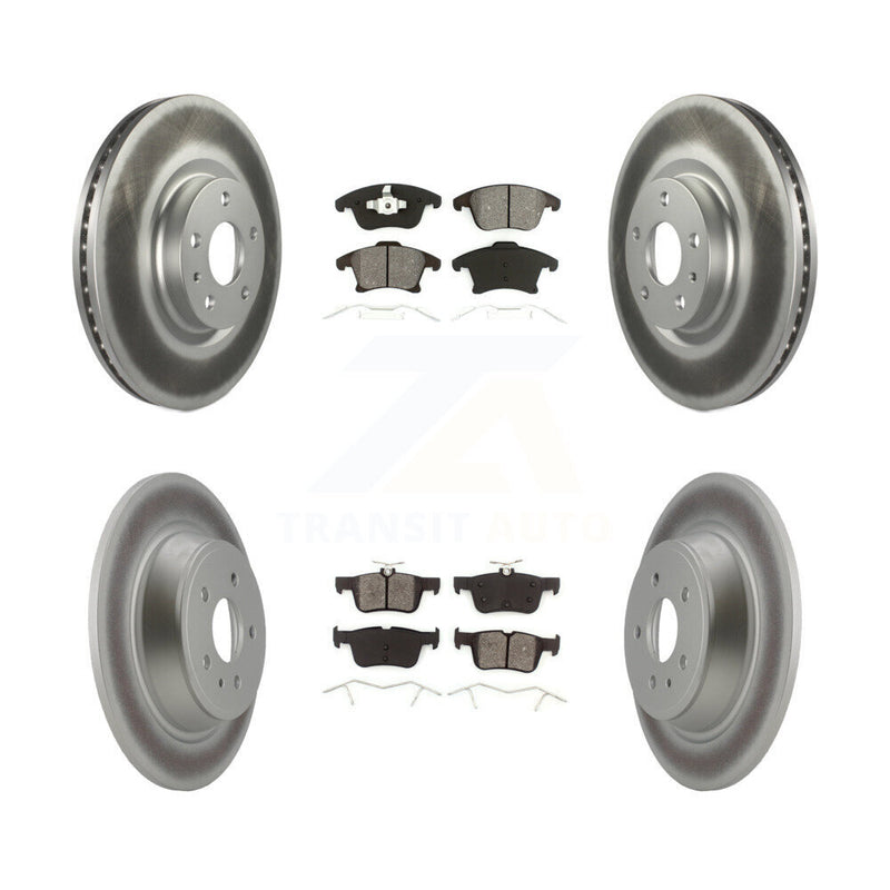 Transit Auto KGS-100662 Disc Brake Kit for 2013-2018 Ford Fusion, Lincoln MKZ - Front and Rear
