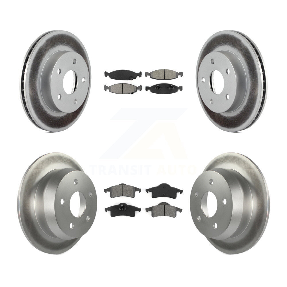 Transit Auto KGS-100671 Disc Brake Kit for 1999-2002 Jeep Grand Cherokee - Front and Rear