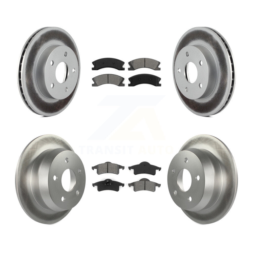 Transit Auto KGS-100672 Disc Brake Kit for 1999-2004 Jeep Grand Cherokee - Front and Rear