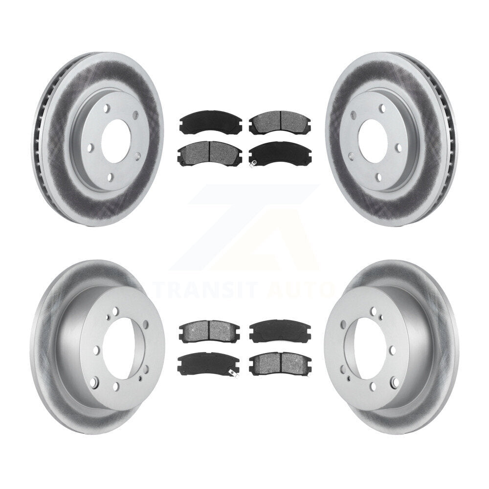Transit Auto KGS-100673 Disc Brake Kit for 2000 Mitsubishi Eclipse - Front and Rear