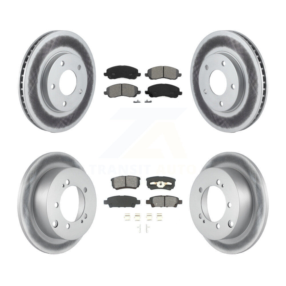 Transit Auto KGS-100674 Disc Brake Kit for 2004-2006 Mitsubishi Lancer - Front and Rear