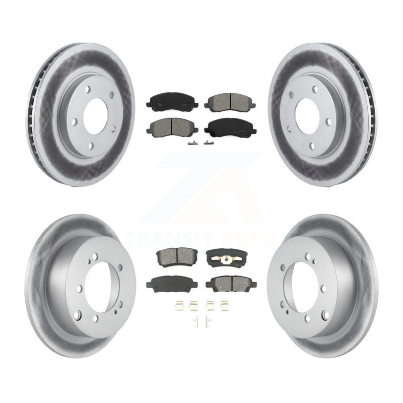Transit Auto KGS-100674 Disc Brake Kit for 2004-2006 Mitsubishi Lancer - Front and Rear
