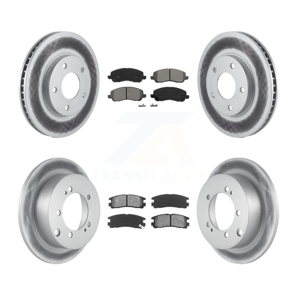 Transit Auto KGS-100675 Disc Brake Kit for 2001-2005 Mitsubishi Eclipse, Chrysler Sebring and More - Front and Rear