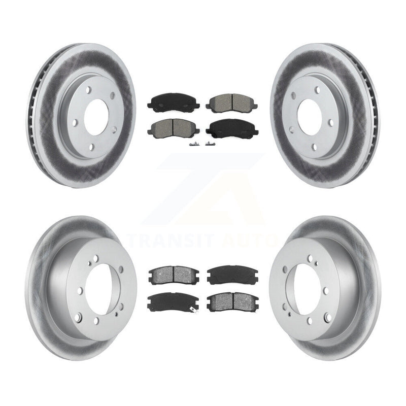 Transit Auto KGS-100675 Disc Brake Kit for 2001-2005 Mitsubishi Eclipse, Chrysler Sebring and More - Front and Rear