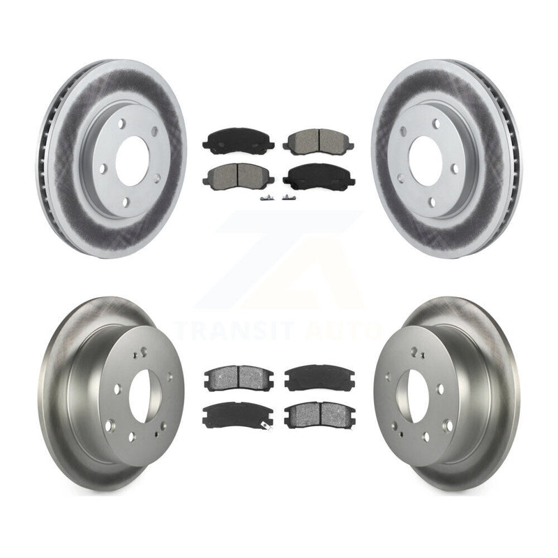 Transit Auto KGS-100676 Disc Brake Kit for 2004-2012 Mitsubishi Galant - Front and Rear