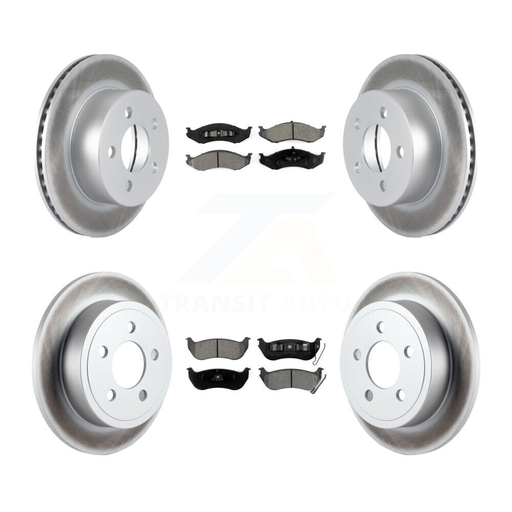 Transit Auto KGS-100677 Disc Brake Kit for 2003-2006 Jeep TJ, Jeep Wrangler - Front and Rear