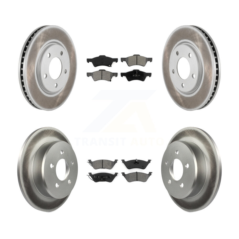 Transit Auto KGS-100683 Disc Brake Kit for 2001-2007 Dodge Grand Caravan, Chrysler Town & Country and More - Front and Rear