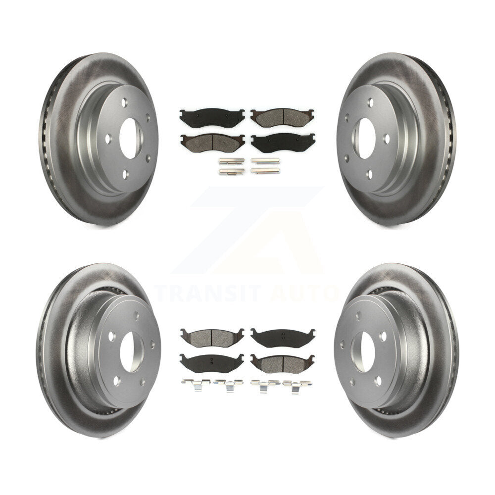 Transit Auto KGS-100686 Disc Brake Kit for 2004-2006 Dodge Ram 1500, Dodge Durango - Front and Rear