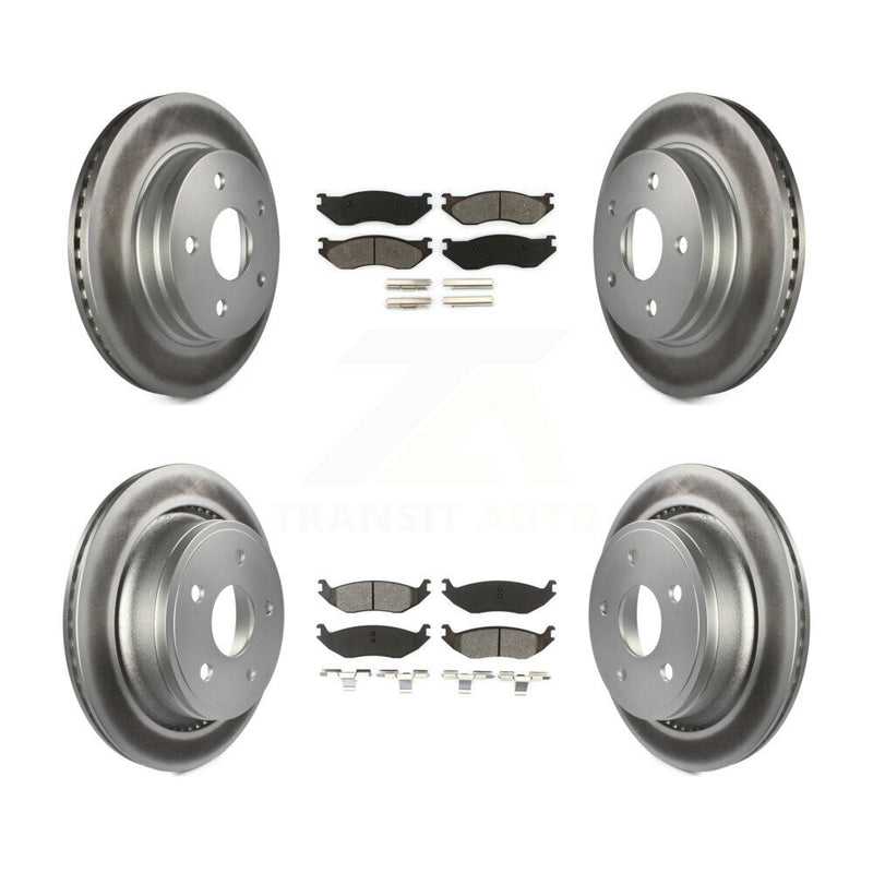 Transit Auto KGS-100686 Disc Brake Kit for 2004-2006 Dodge Ram 1500, Dodge Durango - Front and Rear