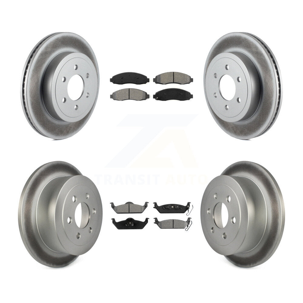 Transit Auto KGS-100688 Disc Brake Kit for 2003-2004 Dodge Dakota - Front and Rear