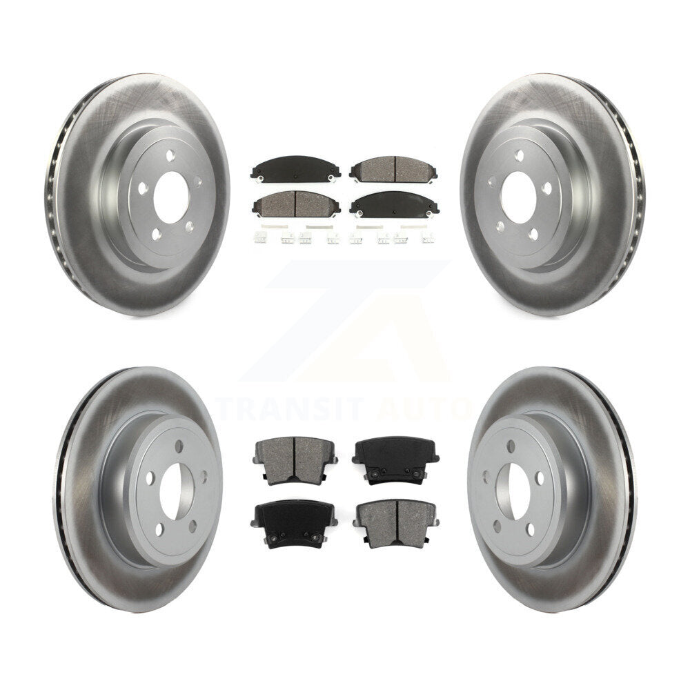 Transit Auto KGS-100693 Disc Brake Kit for 2005-2023 Dodge Challenger, Dodge Charger and More - Front and Rear