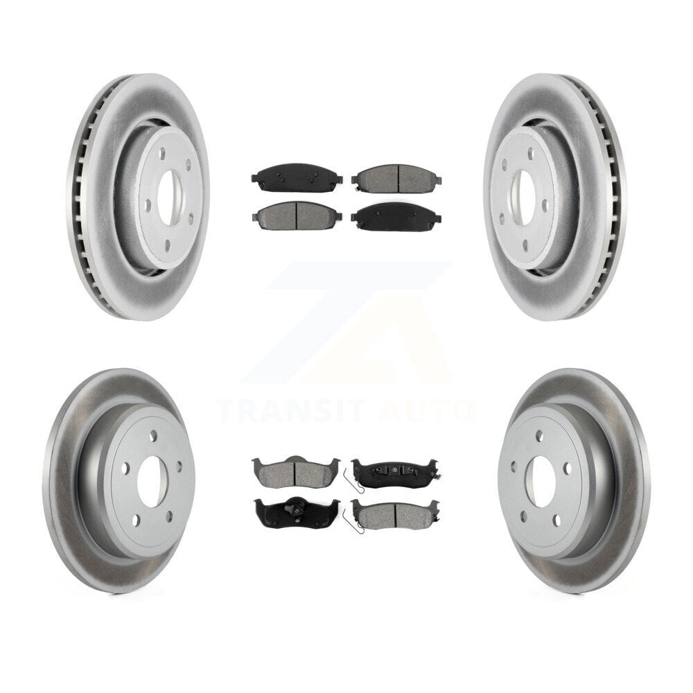 Transit Auto KGS-100695 Disc Brake Kit for 2005-2010 Jeep Grand Cherokee, Jeep Commander - Front and Rear
