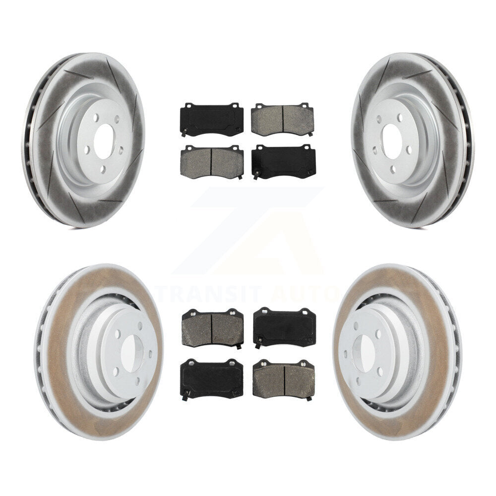 Transit Auto KGS-100696 Disc Brake Kit for 2005-2023 Dodge Challenger, Dodge Charger and More - Front and Rear