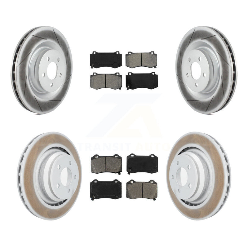 Transit Auto KGS-100696 Disc Brake Kit for 2005-2023 Dodge Challenger, Dodge Charger and More - Front and Rear