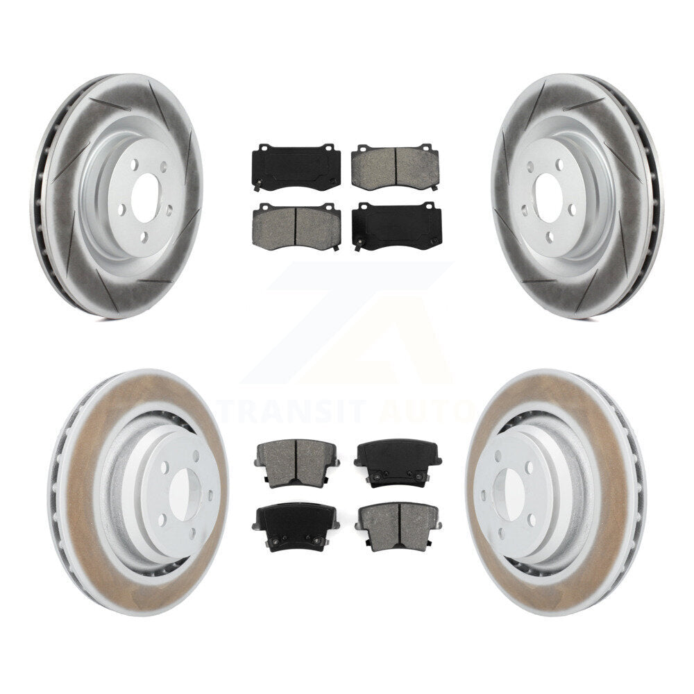 Transit Auto KGS-100697 Disc Brake Kit for 2015 Dodge Charger - Front and Rear