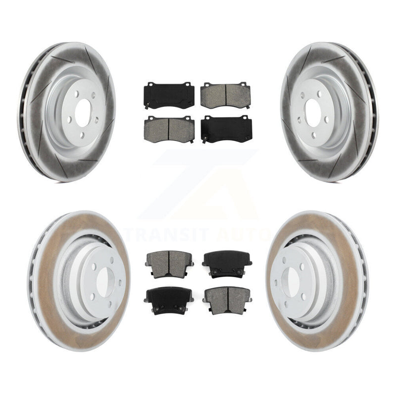 Transit Auto KGS-100697 Disc Brake Kit for 2015 Dodge Charger - Front and Rear