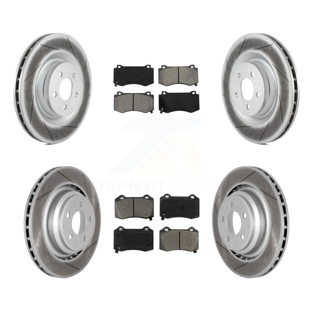 Transit Auto KGS-100698 Disc Brake Kit for 2005-2023 Dodge Challenger, Dodge Charger and More - Front and Rear