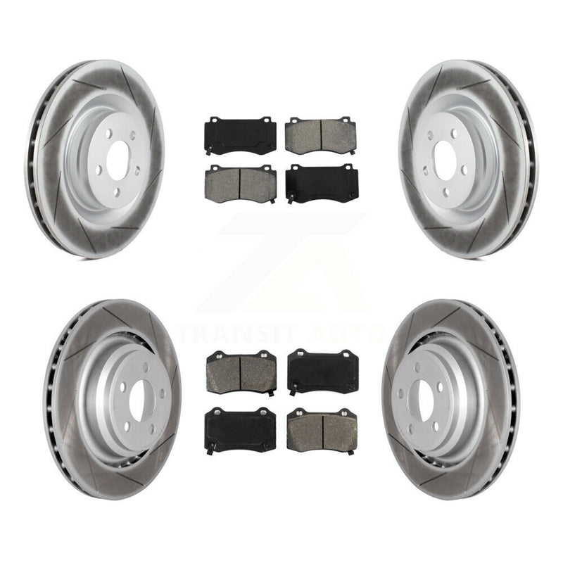 Transit Auto KGS-100698 Disc Brake Kit for 2005-2023 Dodge Challenger, Dodge Charger and More - Front and Rear