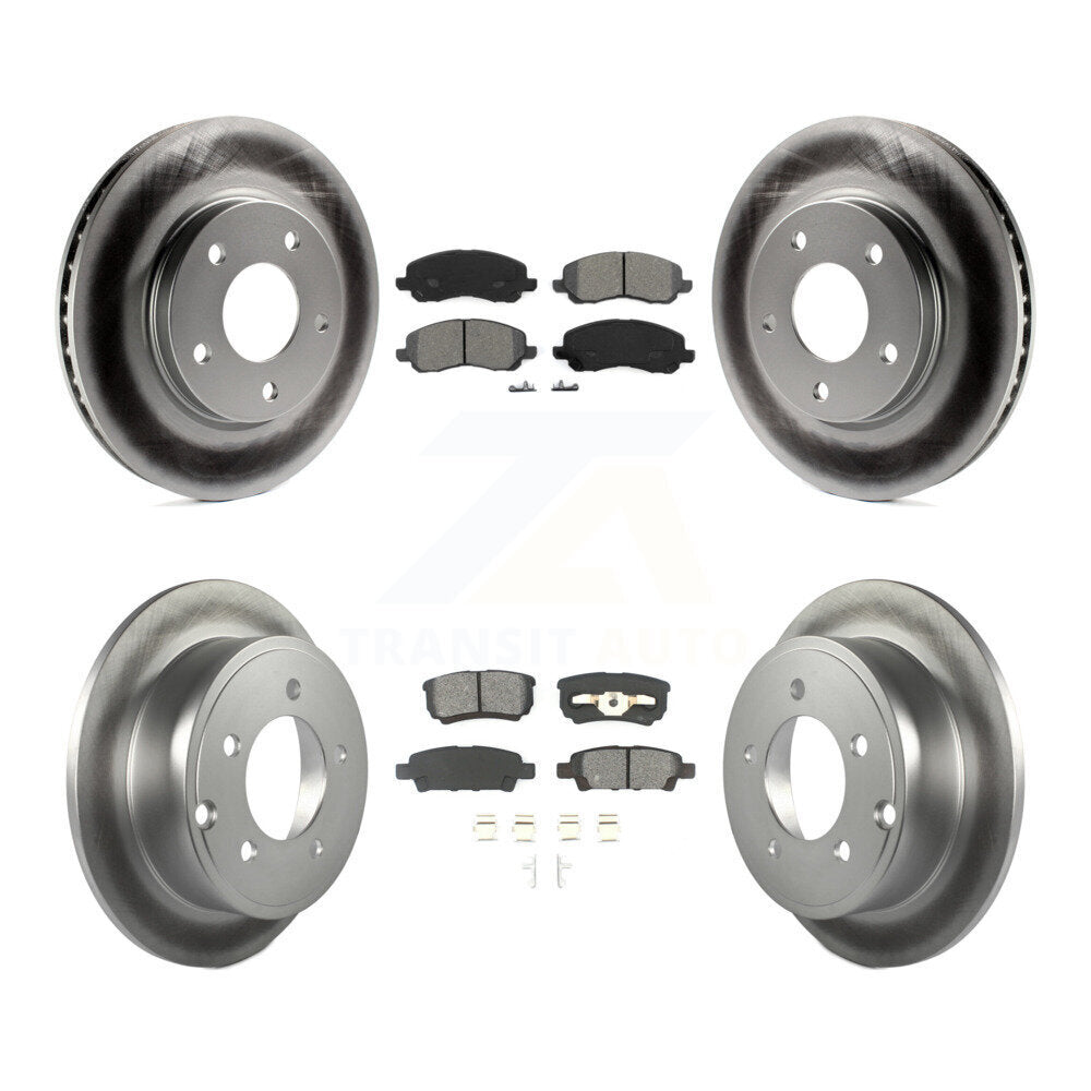 Transit Auto KGS-100700 Disc Brake Kit for 2007-2016 Mitsubishi Lancer, Dodge Caliber - Front and Rear