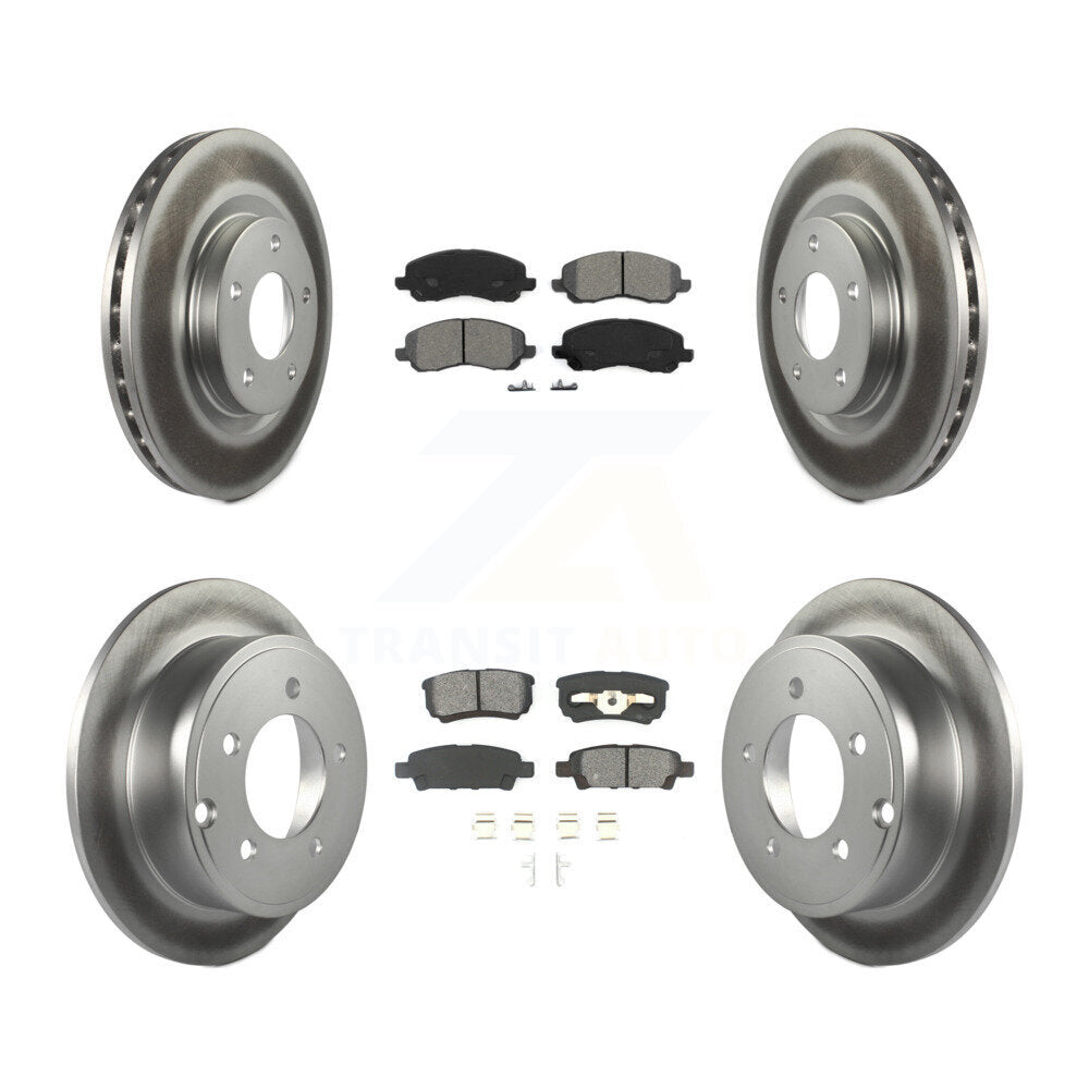 Transit Auto KGS-100702 Disc Brake Kit for 2007-2017 Chrysler 200, Dodge Caliber and More - Front and Rear